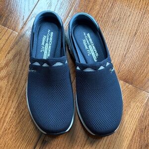 Skechers Dark Blue Slip-On Mules